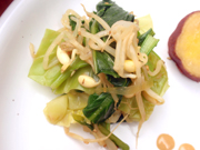 豆もやしと有機青菜の中華ナムル