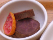 有機紫芋の柚子蜜煮