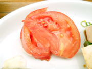 旬の有機トマトのイタリアンマリネ