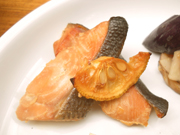 秋鮭の柚庵焼き